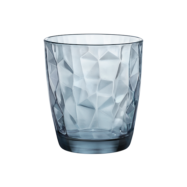 Bormioli Rocco Diamond 39cl Blue DOF Drinking Glasses (Set of 3)
